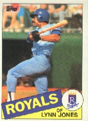 1985 Topps Baseball Cards      513     Lynn Jones